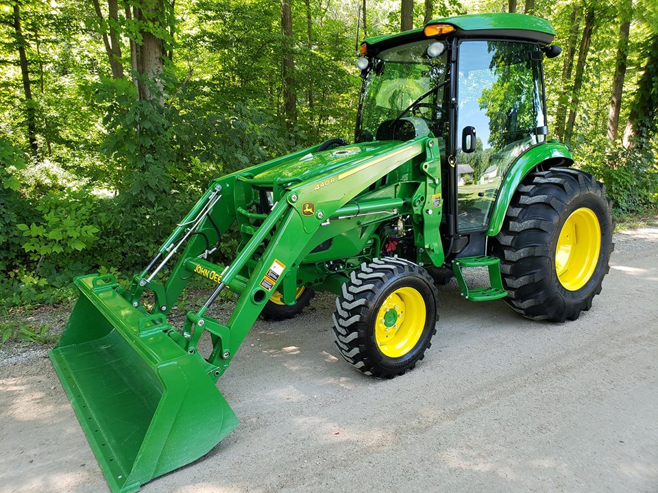 SOLD! 2018 John Deere 4044R Compact Tractor & 440R Loader - LIKE NEW ...