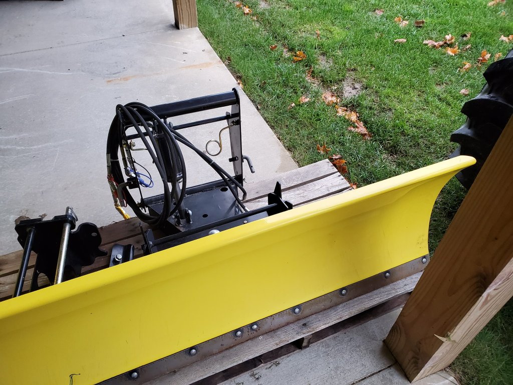 Snow Plow Attachment For John Deere Mower