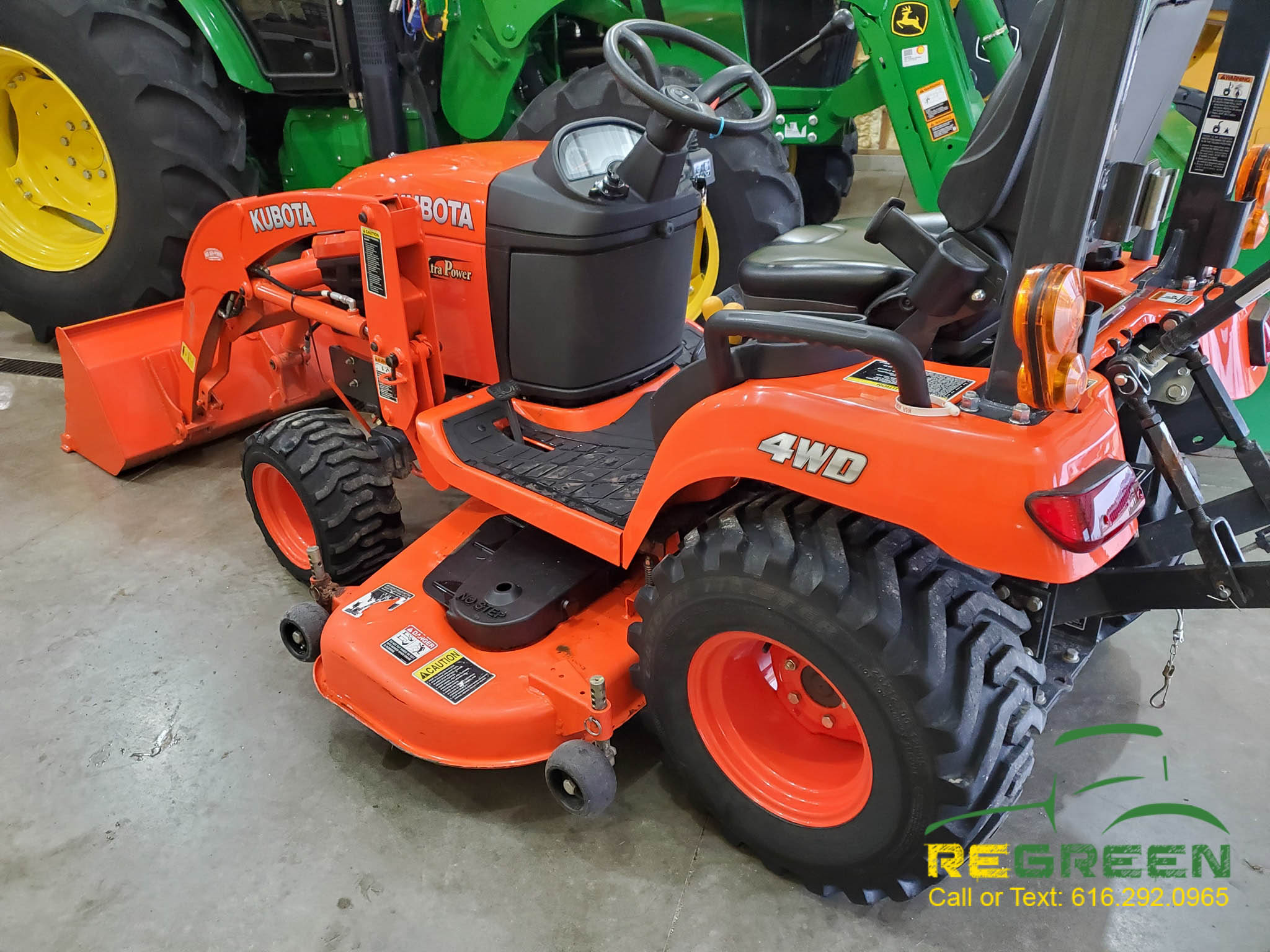 Sold 2015 Kubota Bx2670 Tractor Loader And Mower Regreen Equipment And Rental 