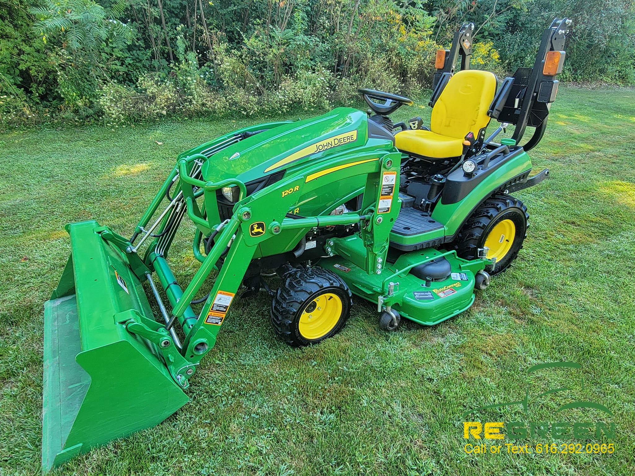 SOLD! 2018 John Deere 1025R Sub Compact Tractor - ReGreen Equipment and ...