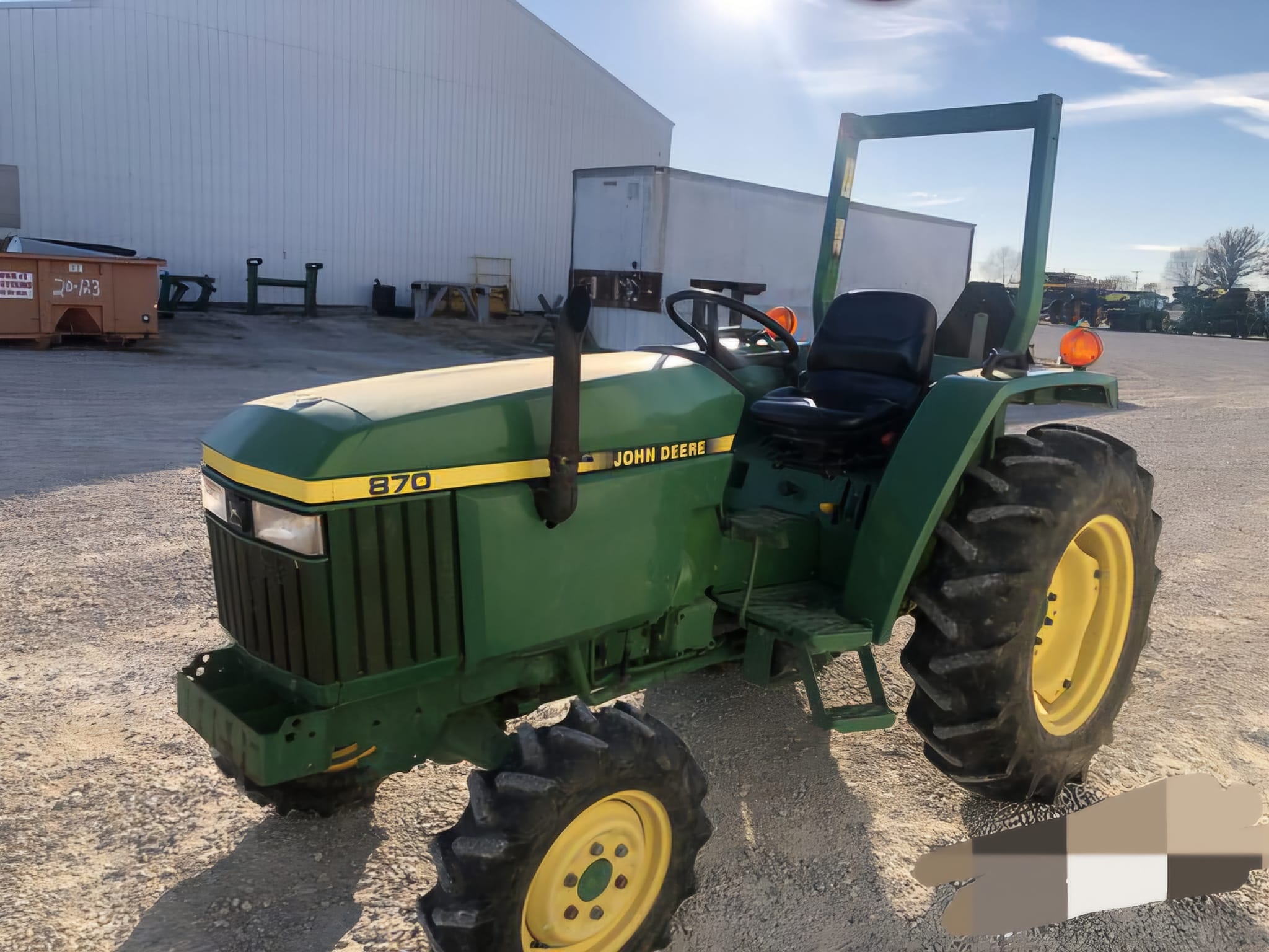 1993 John Deere 870 Compact Tractor - Image 5