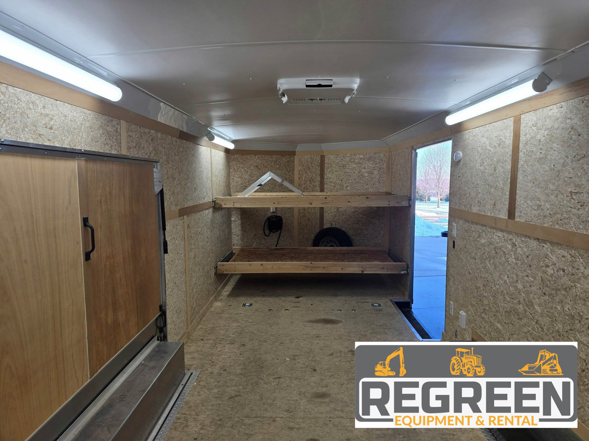 HEATED & AIR CONDITIONED ENCLOSED CAUR HAULER TRAILER FOR RENT  - Image 7